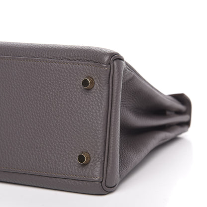 Hermes Togo Kelly Retourne 28 Etain 9 of 9