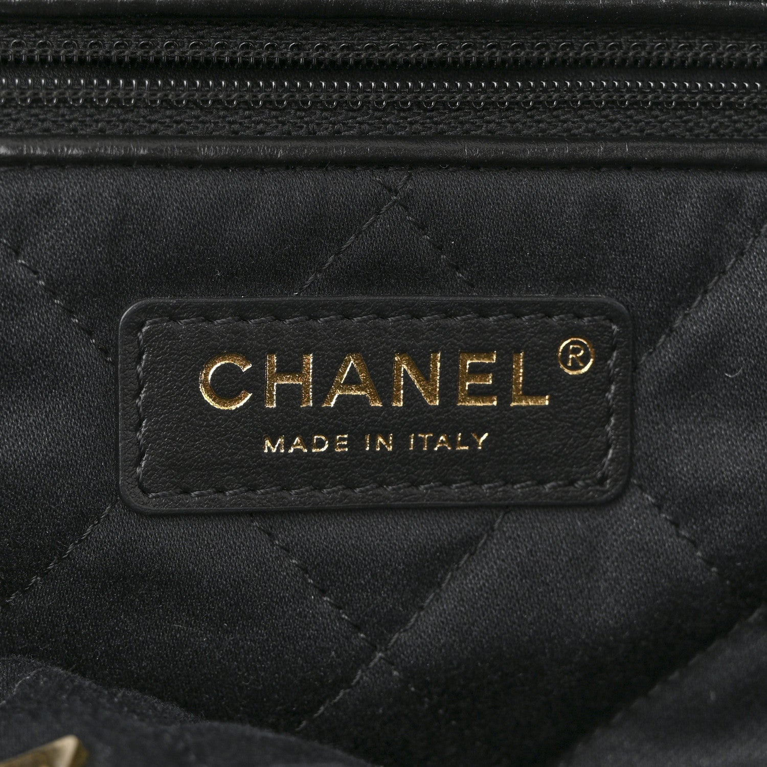 Chanel Shiny Calfskin Quilted Small Chanel 22 Black 7 of 11