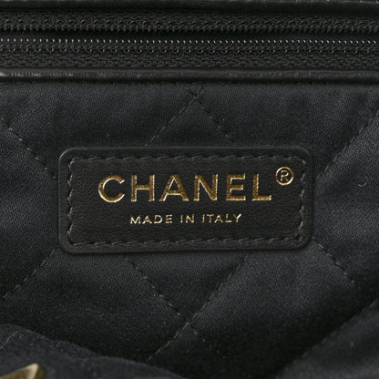 Chanel Shiny Calfskin Quilted Small Chanel 22 Black 7 of 11