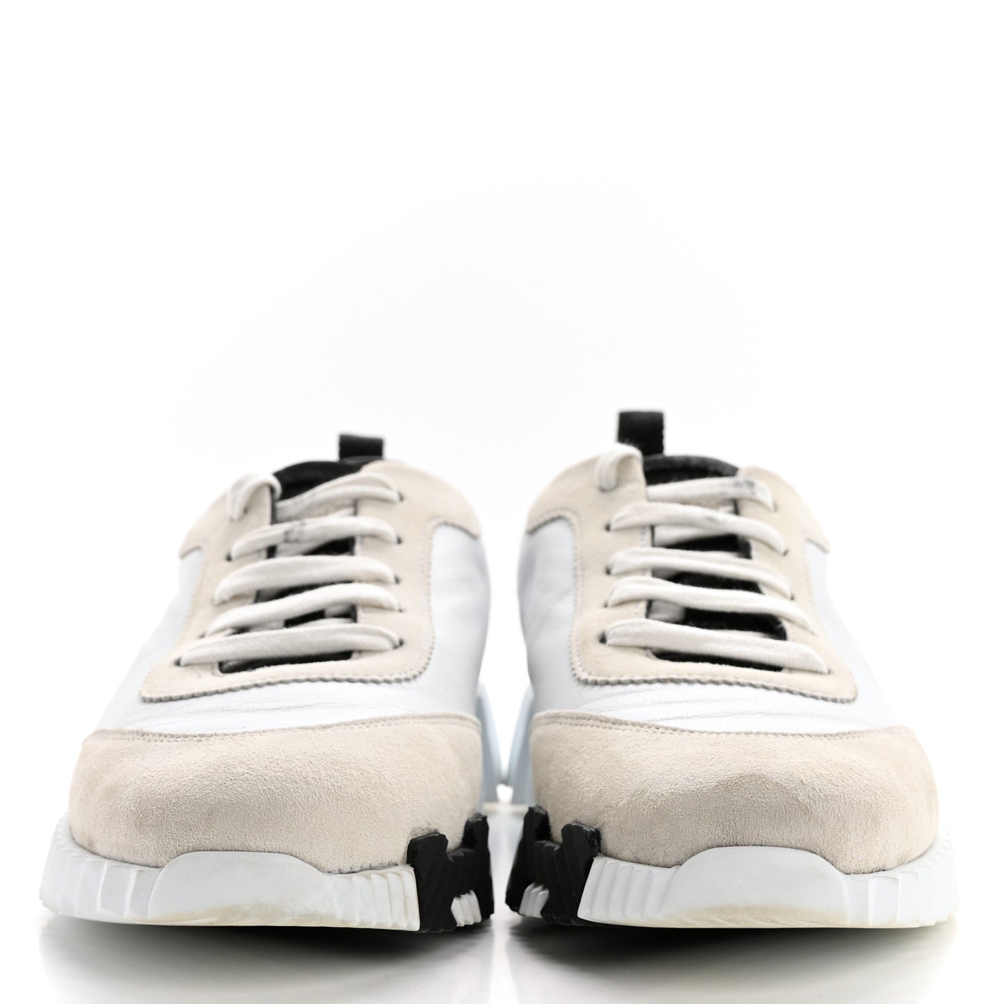 Sport Goatskin Suede Goatskin Womens Bouncing Sneakers 39 White Black