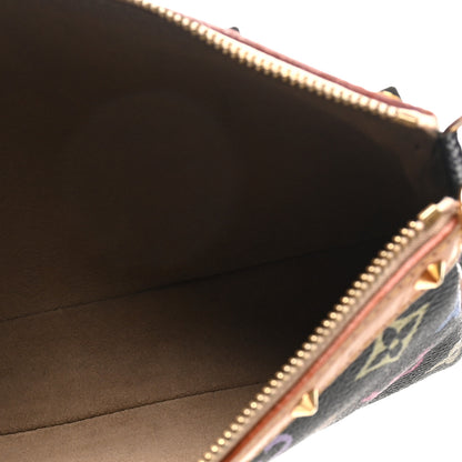 Louis Vuitton Monogram Multicolor Pochette Accessories Black 4 of 9