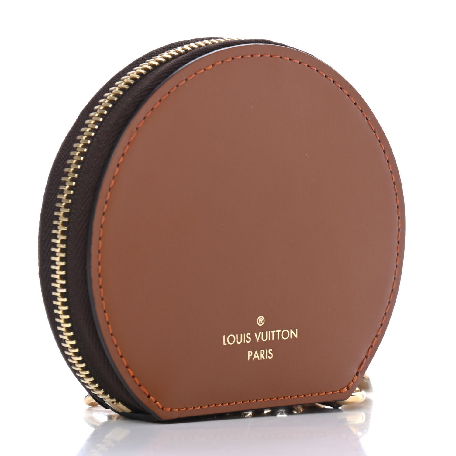 Louis Vuitton Calfskin Catogram Micro Boite Chapeau Marron 2 of 4