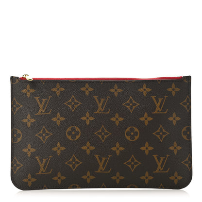 Louis Vuitton Monogram Neverfull MM GM Pochette Cherry 1 of 7