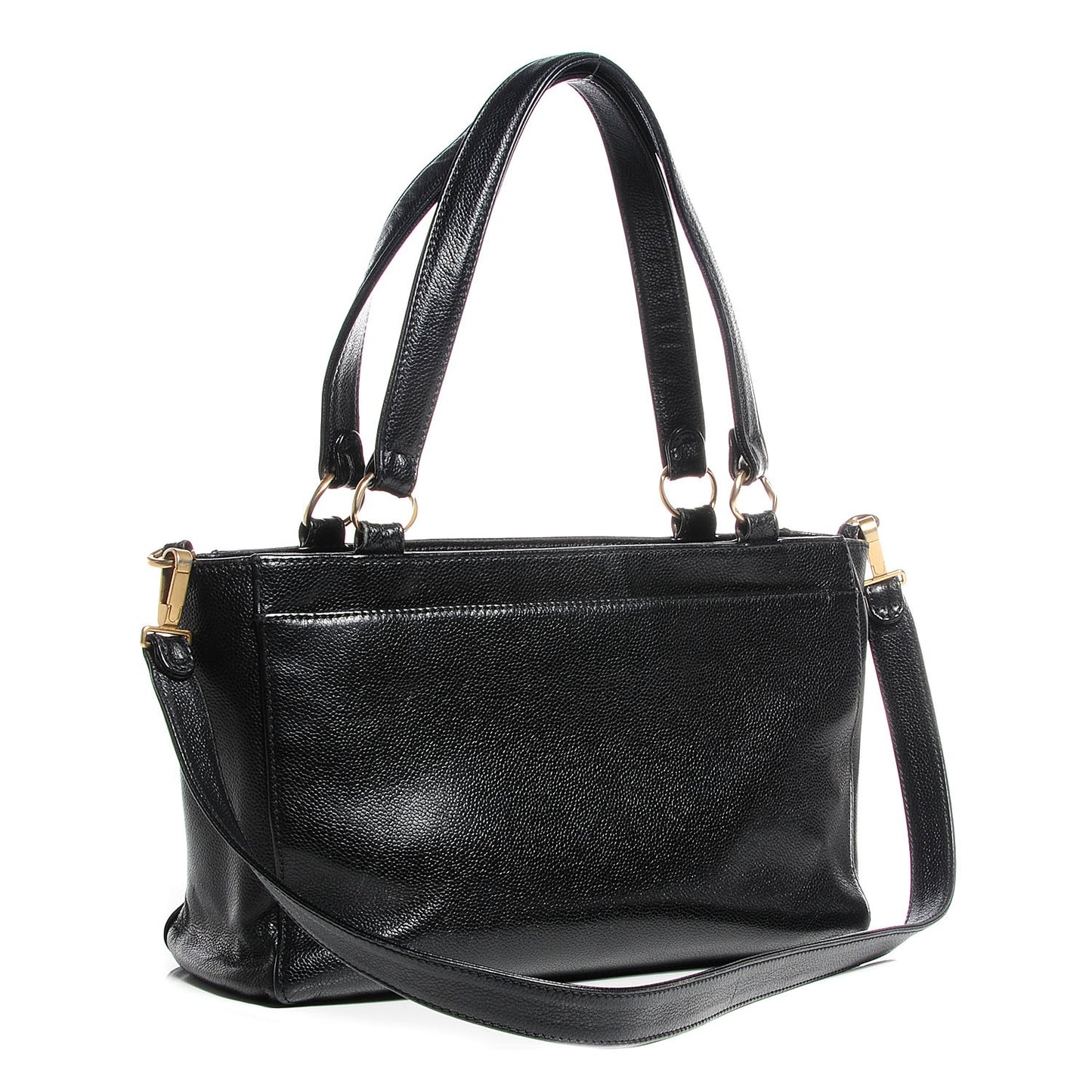 Caviar Timeless CC Shoulder Bag Black