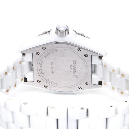 Chanel Stainless Steel Ceramic 38mm J12 Automatic Watch White 4 of 4