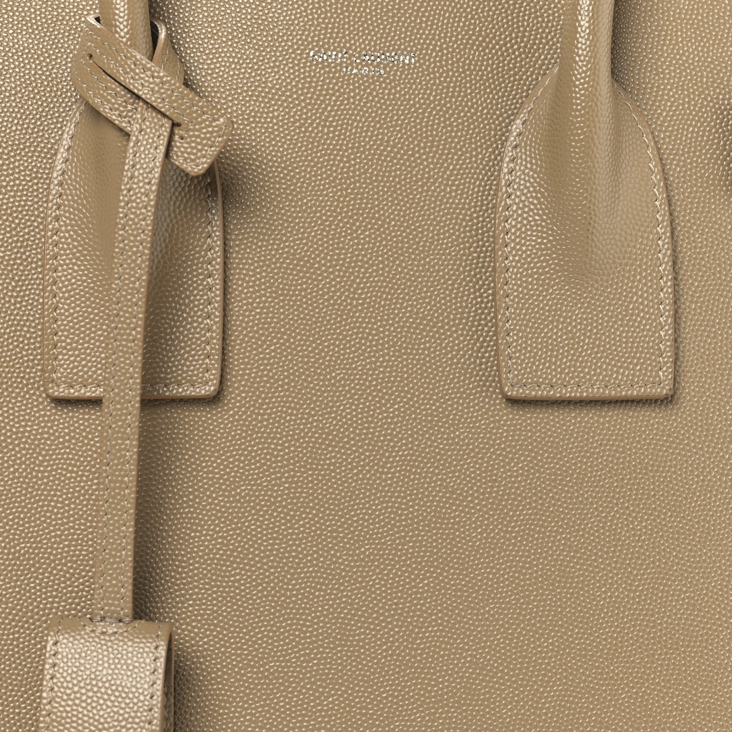 Saint Laurent Grain De Poudre Small Sac De Jour Dark Beige 7 of 12