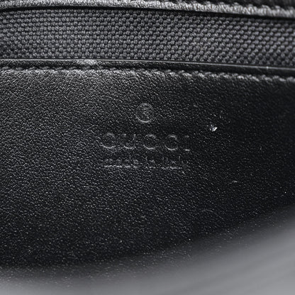 Gucci Calfskin Matelasse Monochrome Mini GG Marmont Shoulder Bag Black 6 of 11