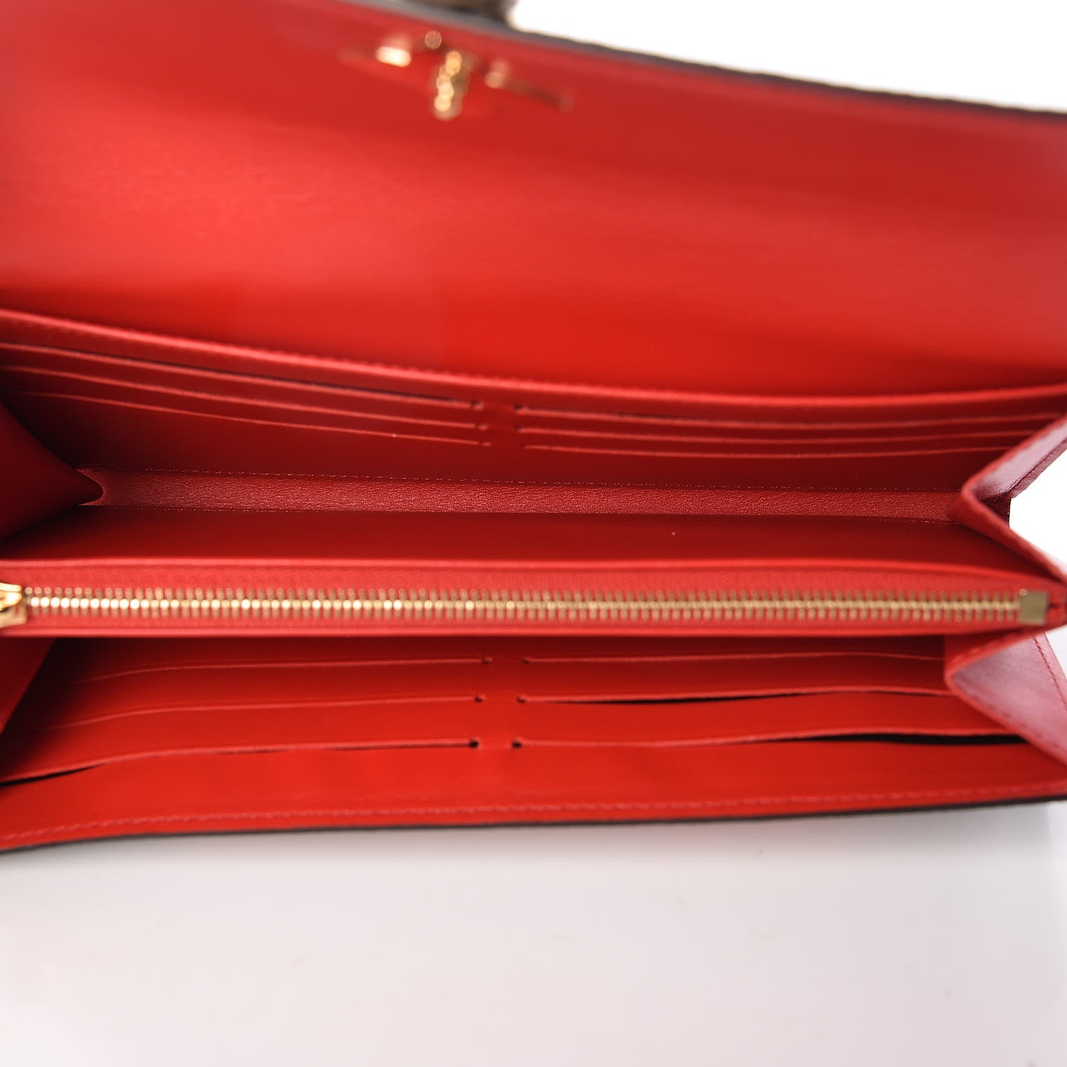 Louis Vuitton Monogram Flower Lock Long Wallet Coquelicot 5 of 8