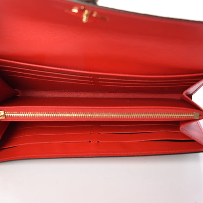 Louis Vuitton Monogram Flower Lock Long Wallet Coquelicot 5 of 8