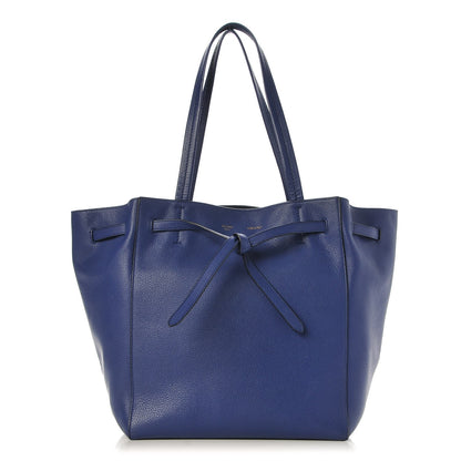 Celine Soft Grained Calfskin Small Belt Cabas Phantom Indigo 1 of 9