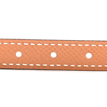 Hermes Swift Epsom 13mm Gamma Belt 95 38 Black Gold 4 of 6