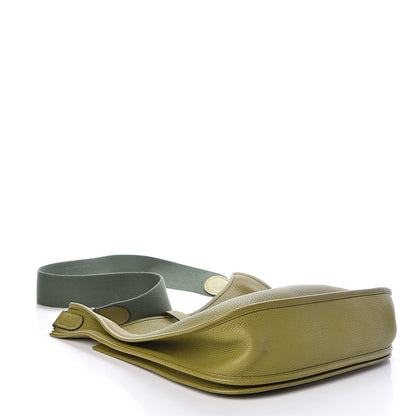 Hermes Taurillon Clemence Evelyne II GM Vert Chartreuse 4 of 10