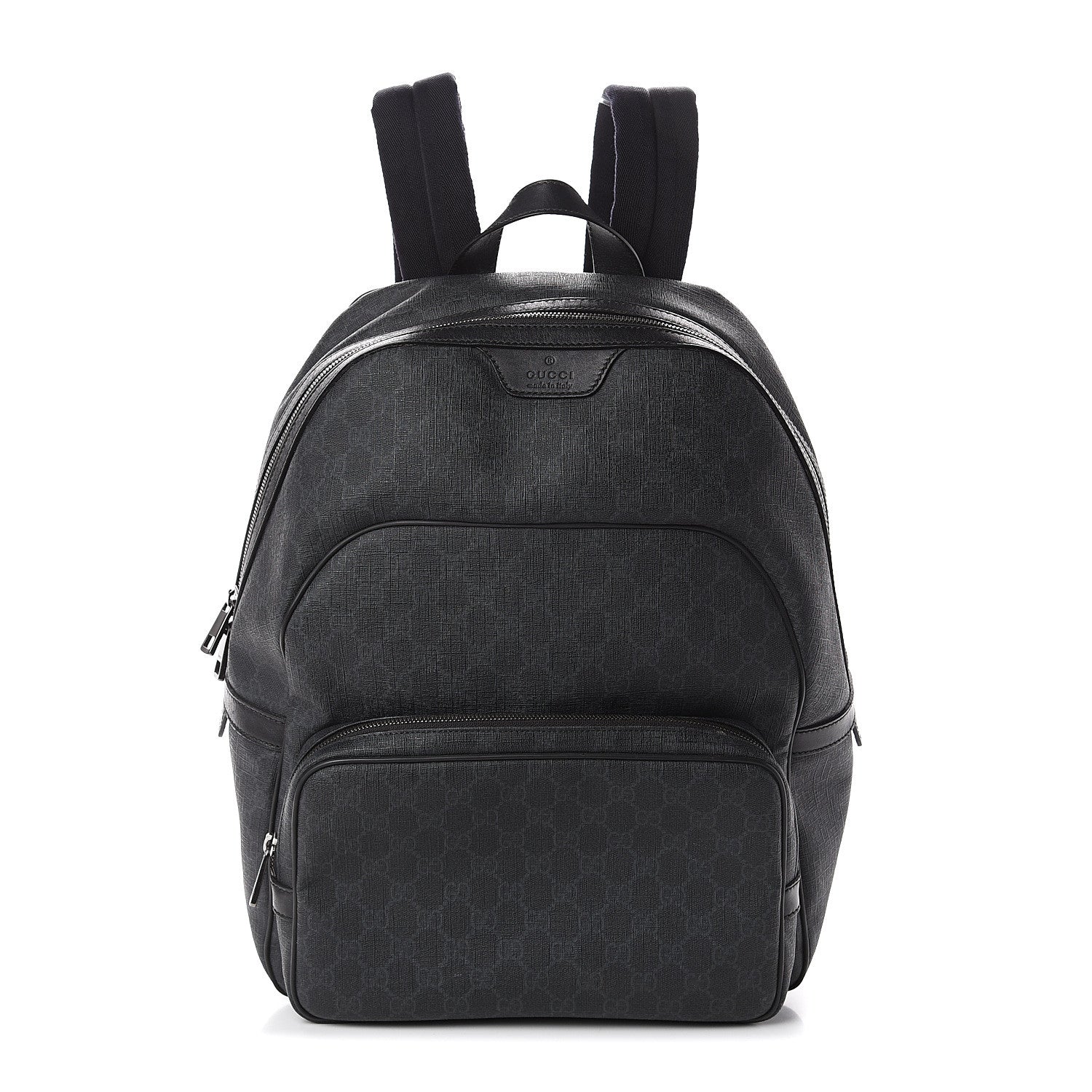 Gucci GG Supreme Monogram Medium Day Backpack Grey Black 1 of 8
