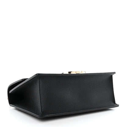 Christian Dior Grained Calfskin Embossed 30 Montaigne Chain Flap Bag Black 4 of 11