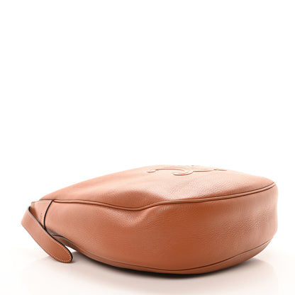 Celine Supple Calfskin Medium Triomphe Heloise Shoulder Bag Tan 4 of 10