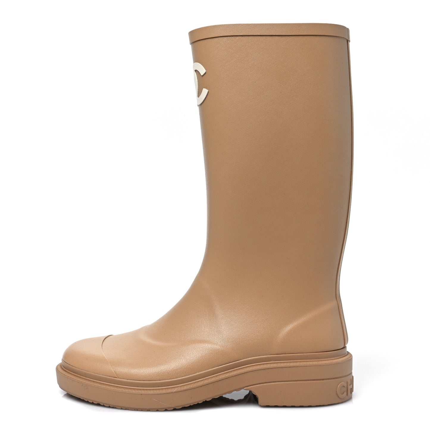 Caoutchouk CC High Boots 37 Beige