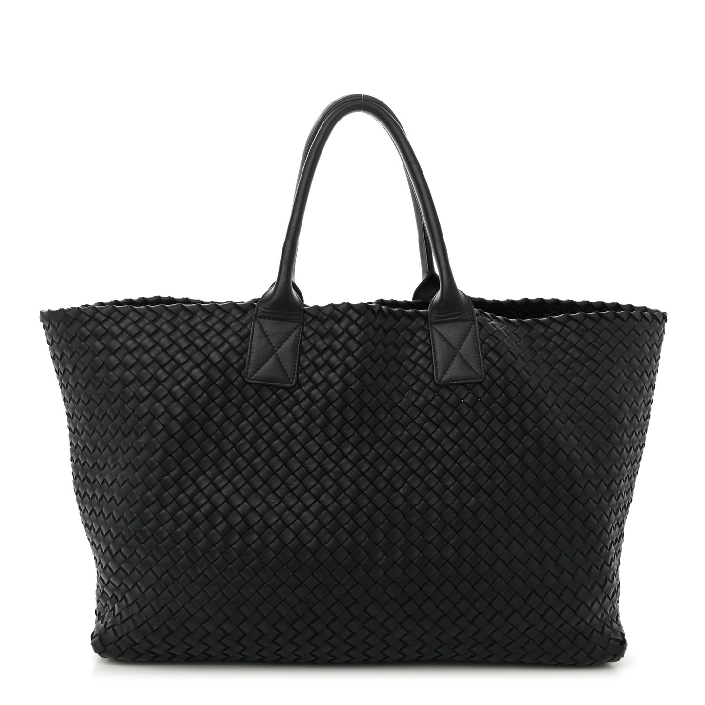 Nappa Intrecciato Large Cabat Black