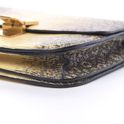 Celine Lizard Medium Classic Box Flap Bag Natural 8 of 10