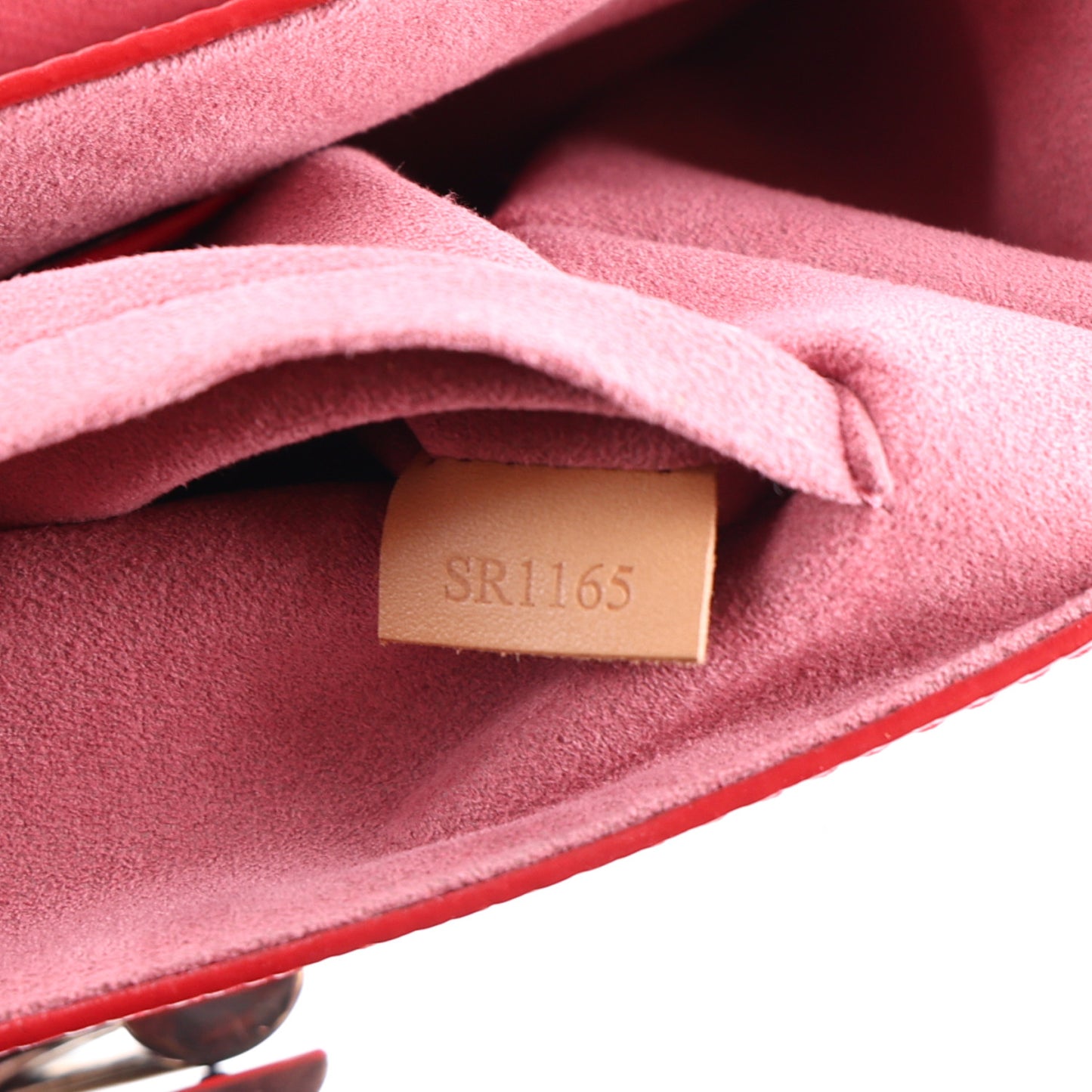Epi Twist Shoulder Bag MM Coquelicot