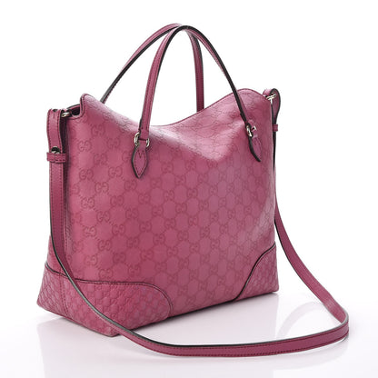 Gucci Guccissima Medium Bree Foldover Tote Peonia Flower 3 of 11