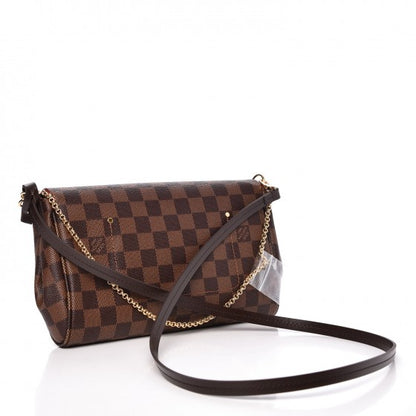 Louis Vuitton Damier Ebene Favorite MM 3 of 9