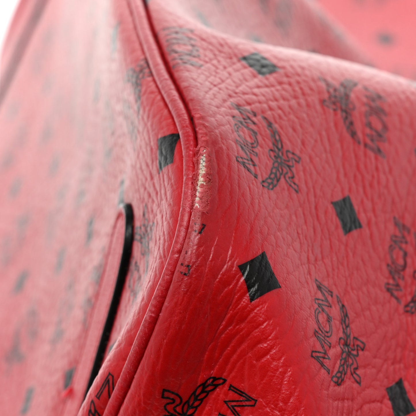 Visetos Large Liz Reversible Shopper Tote Ruby Red