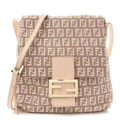 Fendi Zucchino Vitello Tube Messenger Bag Cipria Teint Cipria 1 of 10