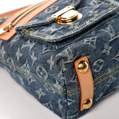 Louis Vuitton Monogram Denim Baggy PM Blue 11 of 19