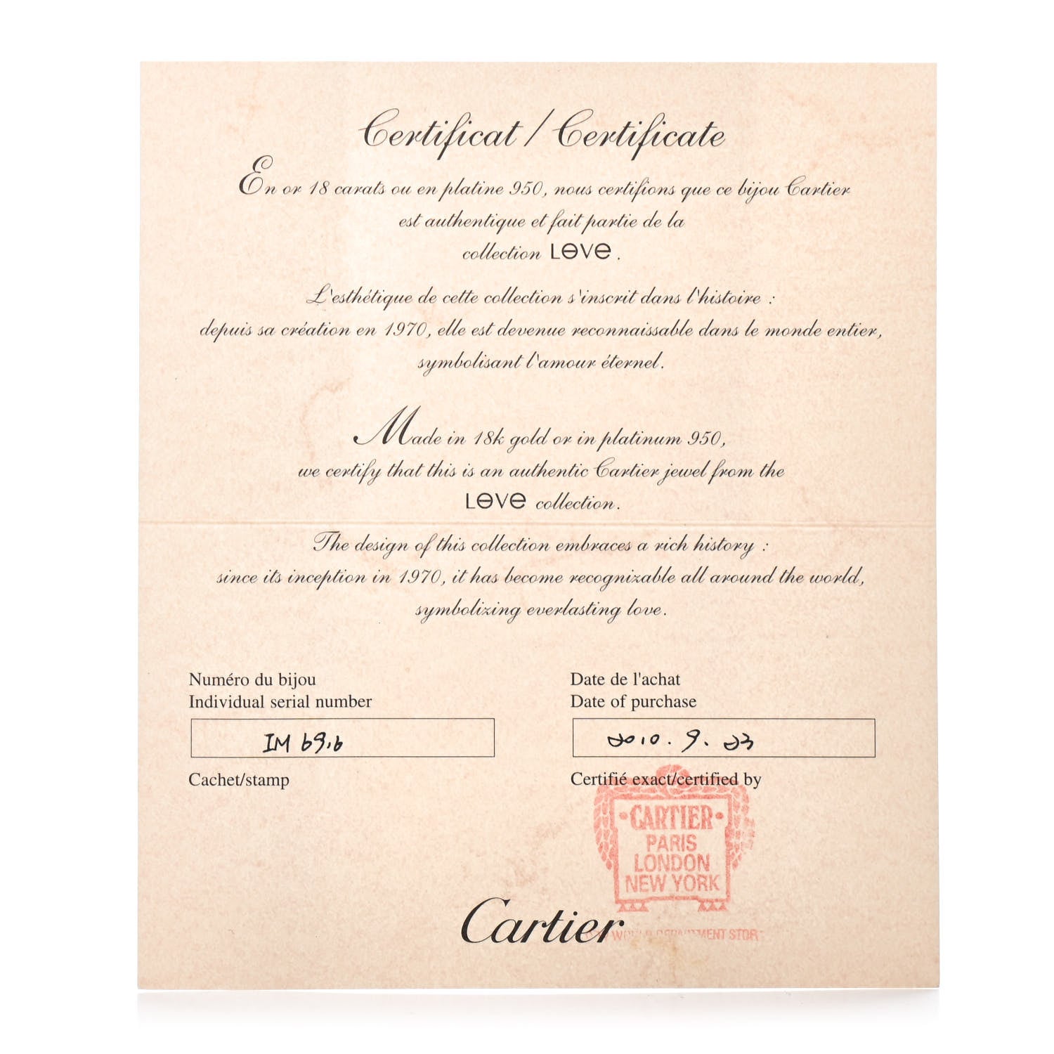 Cartier 18K White Gold LOVE Bracelet 16 5 of 5