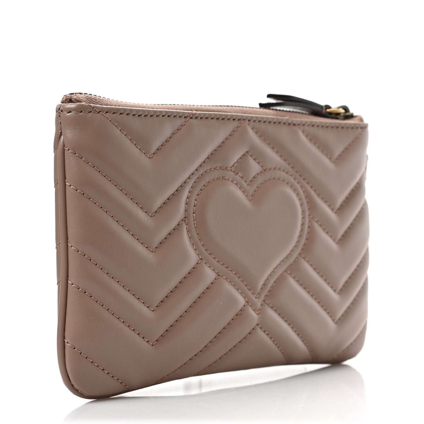 Calfskin Matelasse GG Marmont Wrist Wallet Porcelain Rose