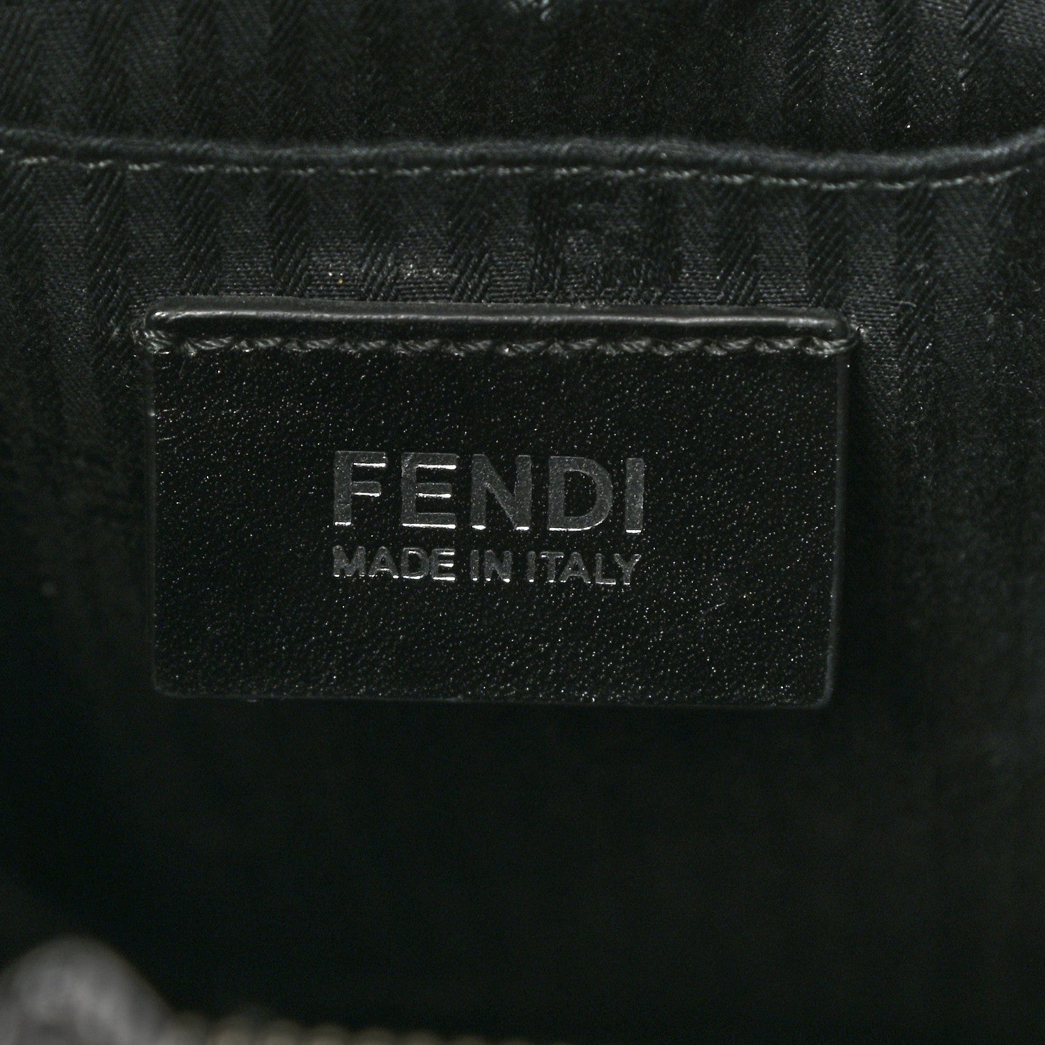Fendi Patent Vitello Elite Regular 2Jours Tote Black 6 of 10