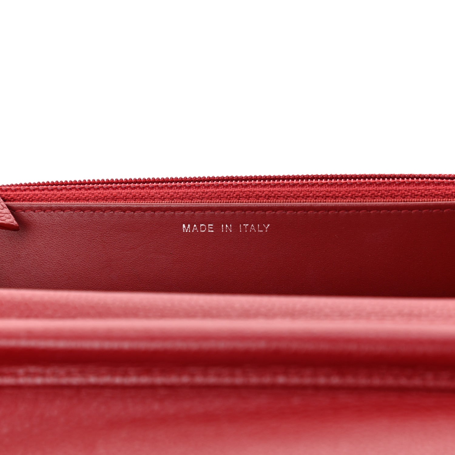 Chanel Caviar Quilted Wallet On Chain WOC Red 13 of 25