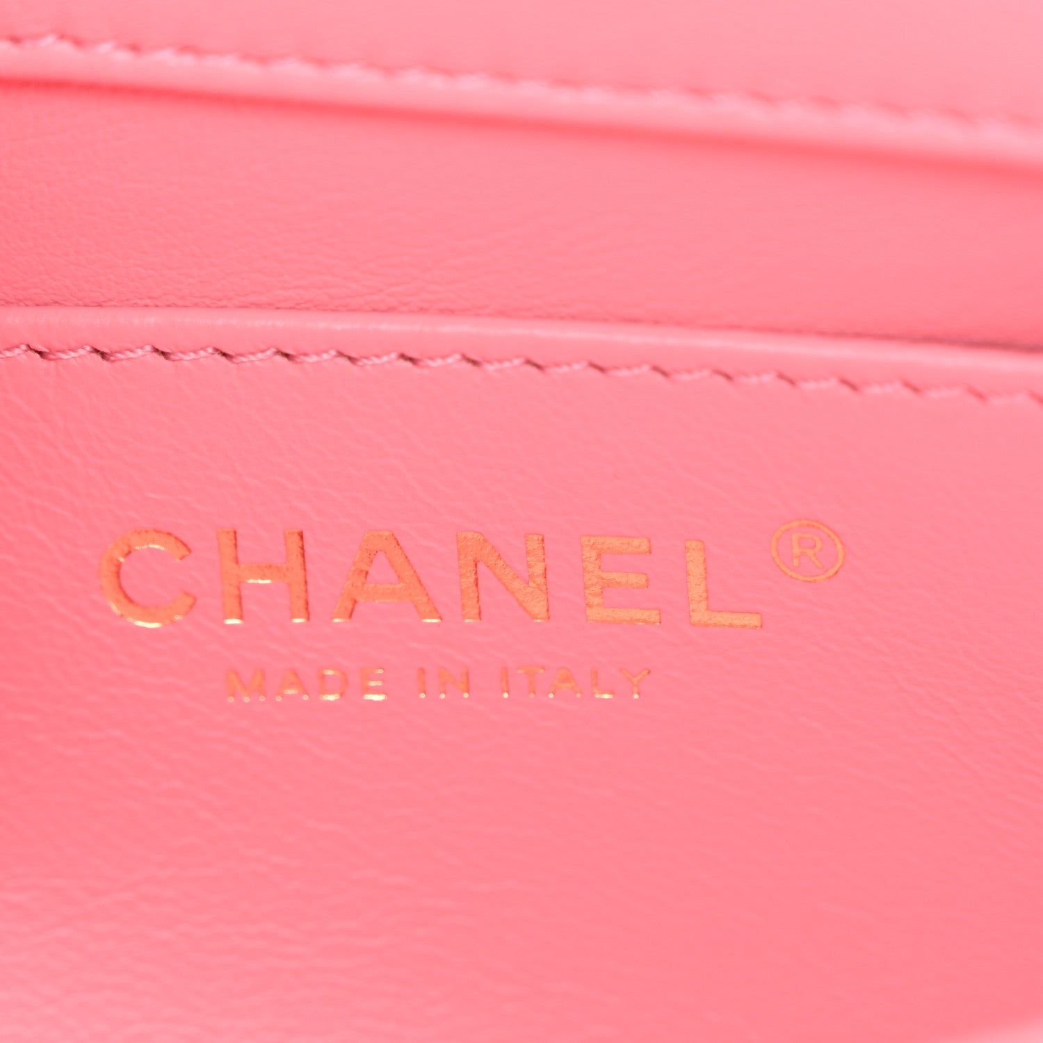 Chanel Lambskin Wenge Quilted Mini Fashion Wood Square Flap Pink 6 of 10