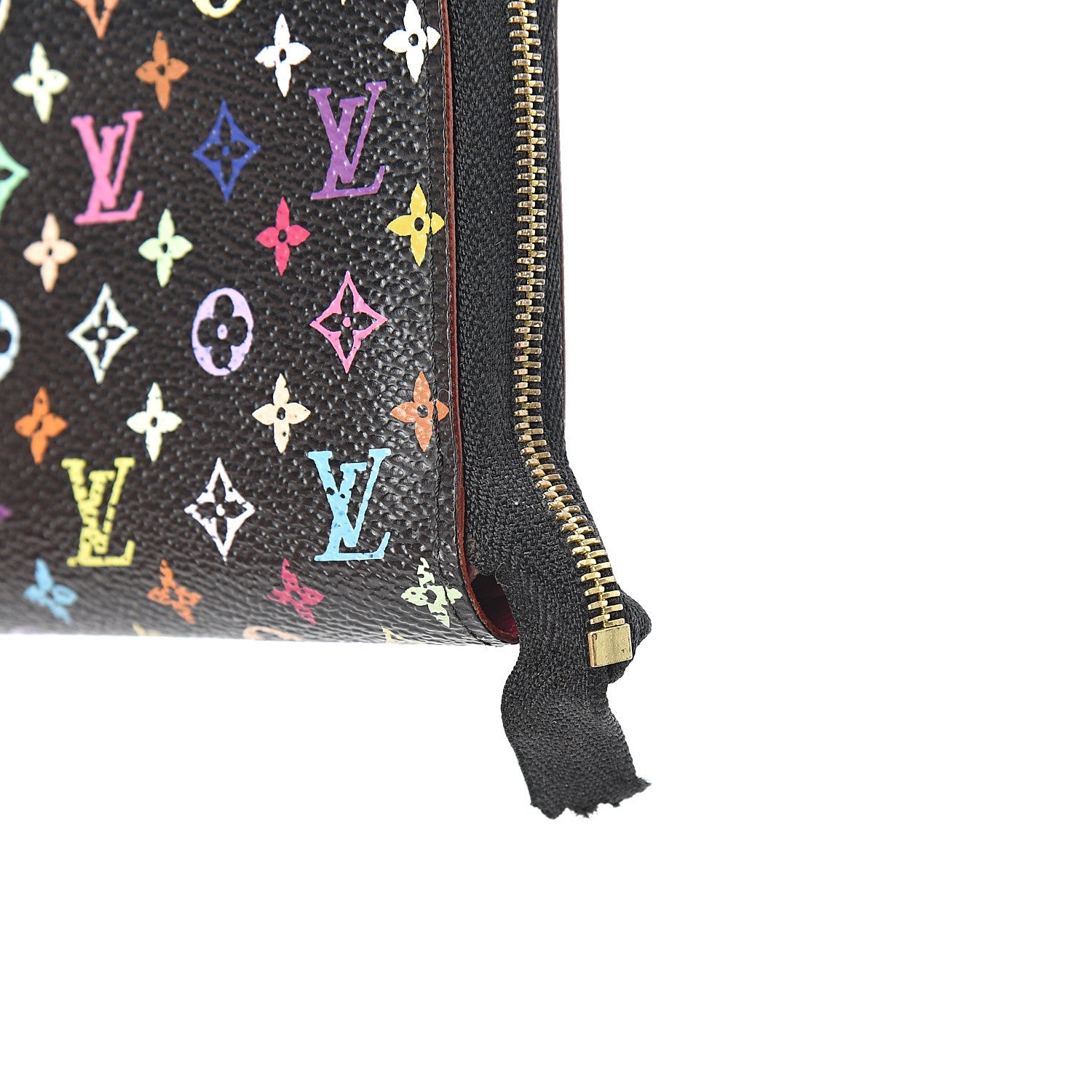 Louis Vuitton Monogram Multicolor Zippy Coin Purse Black Grenade 9 of 10