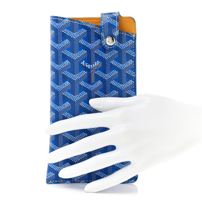 Goyard Goyardine Montmartre Glasses Case GM Sky Blue 2 of 7