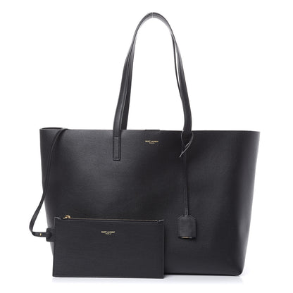 Saint Laurent Calfskin Large Shopping Tote Black 1 of 9