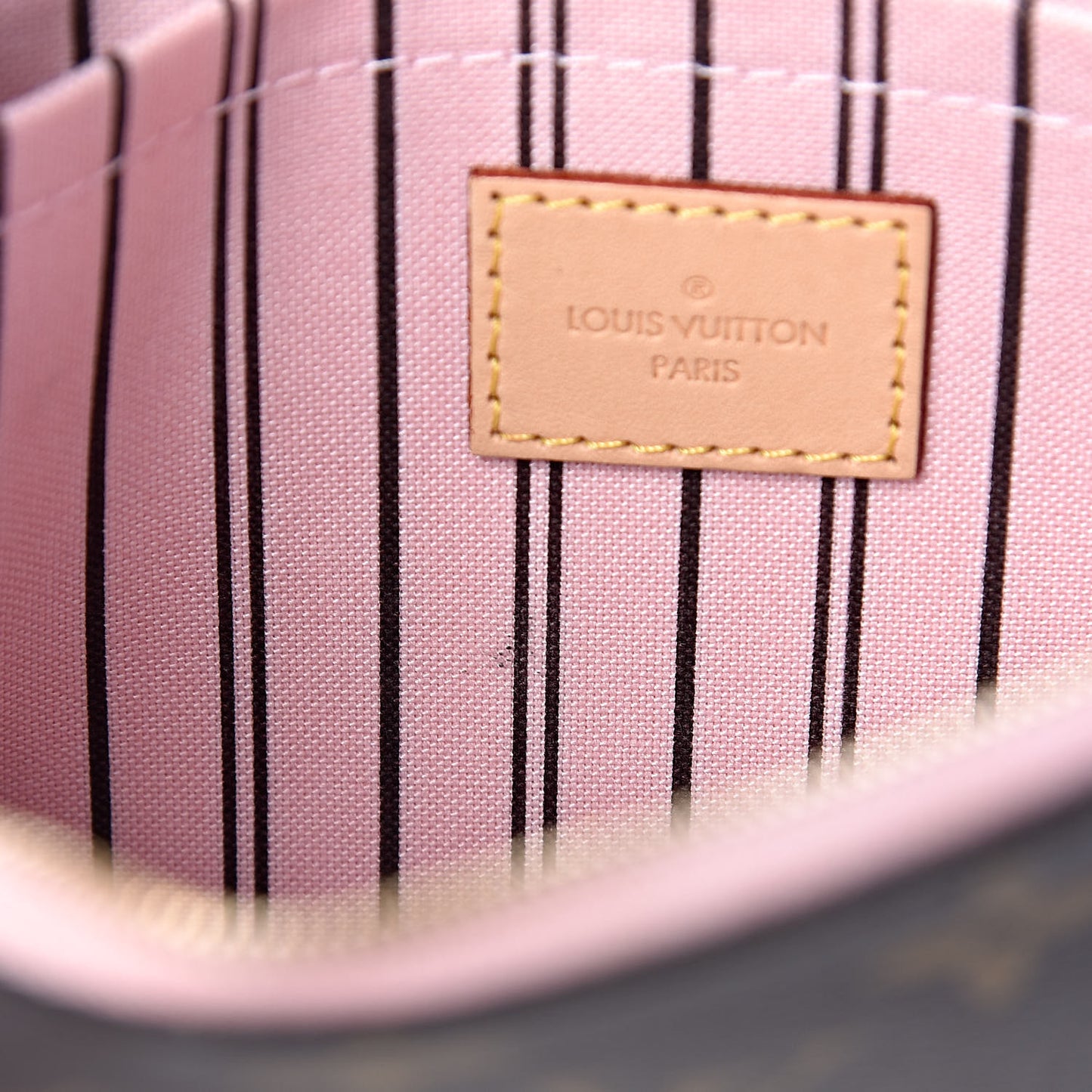 Monogram Neverfull MM GM Pochette Rose Ballerine