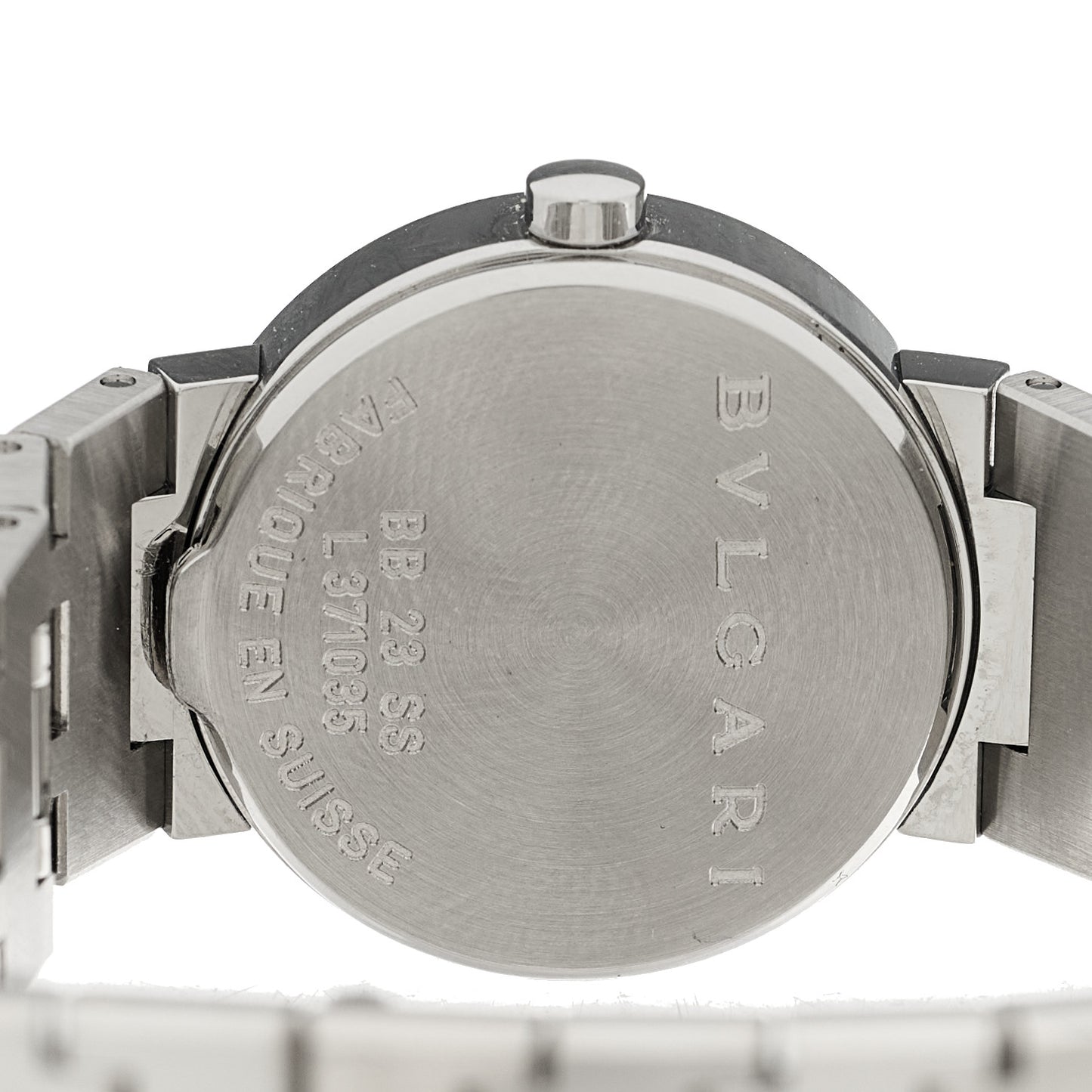 Stainless Steel 23mm Quartz Watch Black