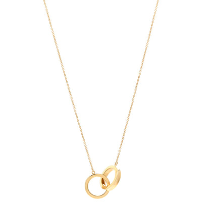 Tiffany 18K Yellow Gold 1837 Interlocking Circles Pendant Necklace 1 of 5