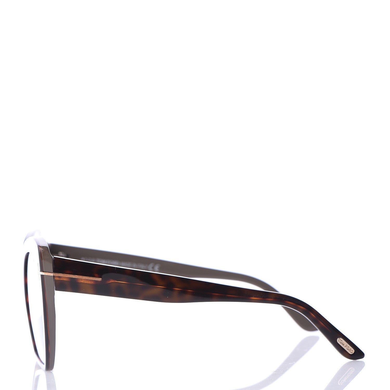 Tom Ford Samantha Cat Eye Sunglasses TF553 Havana 3 of 7