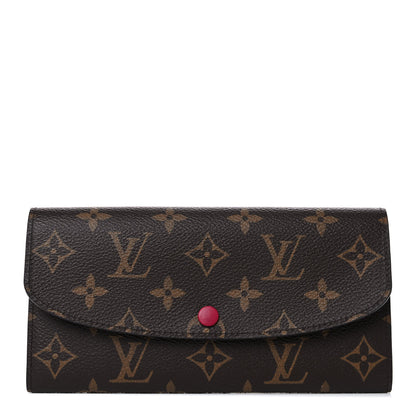 Louis Vuitton Monogram Emilie Wallet Fuchsia 1 of 10