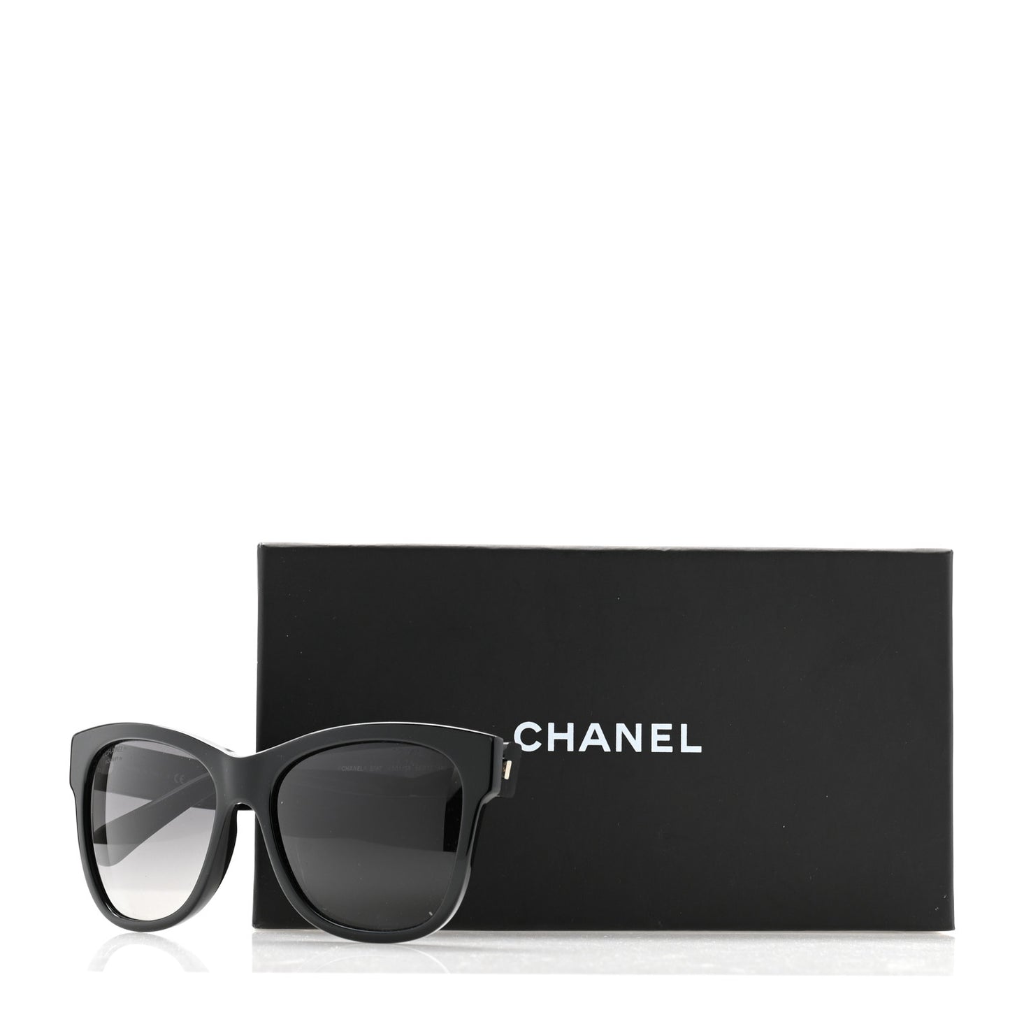 Acetate Polarized Square CC Sunglasses 5380 Black