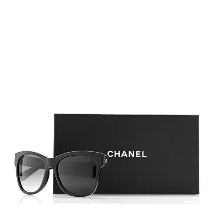 Chanel Acetate Polarized Square CC Sunglasses 5380 Black 8 of 8