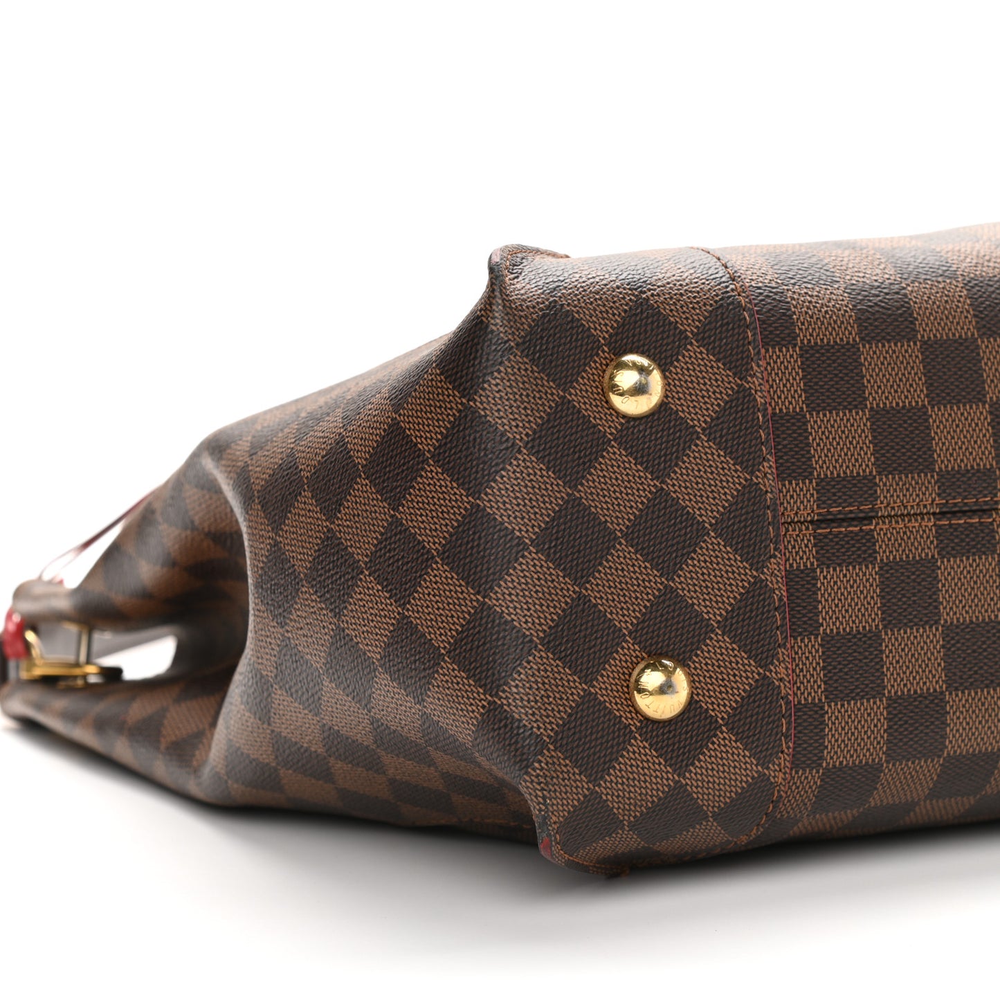 Damier Ebene Caissa Hobo Cherry