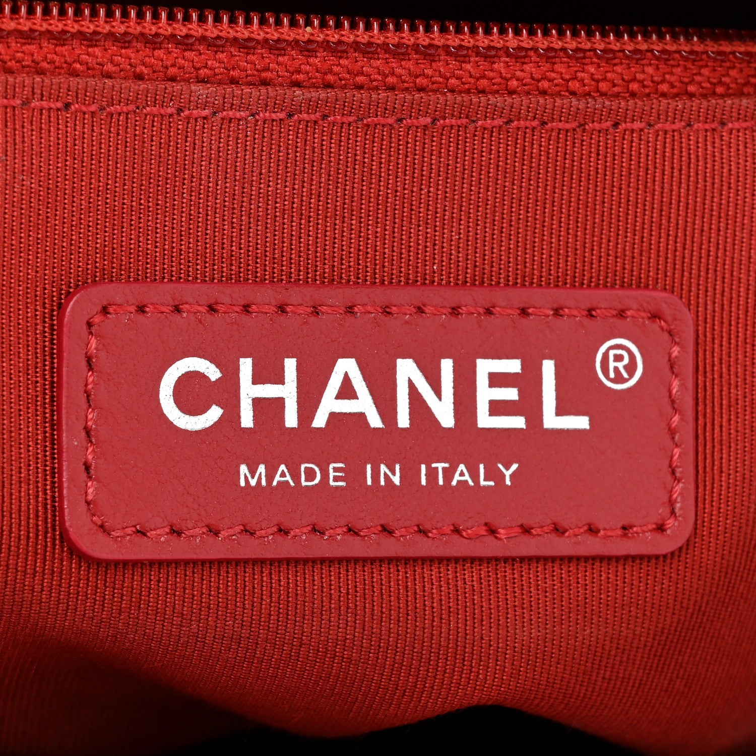 Chanel Aged Calfskin Quilted Small Gabrielle Logo Hobo Red 6 of 15