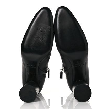 Balenciaga Shiny Sheepskin 20mm Oval Booties 40 Black 5 of 8