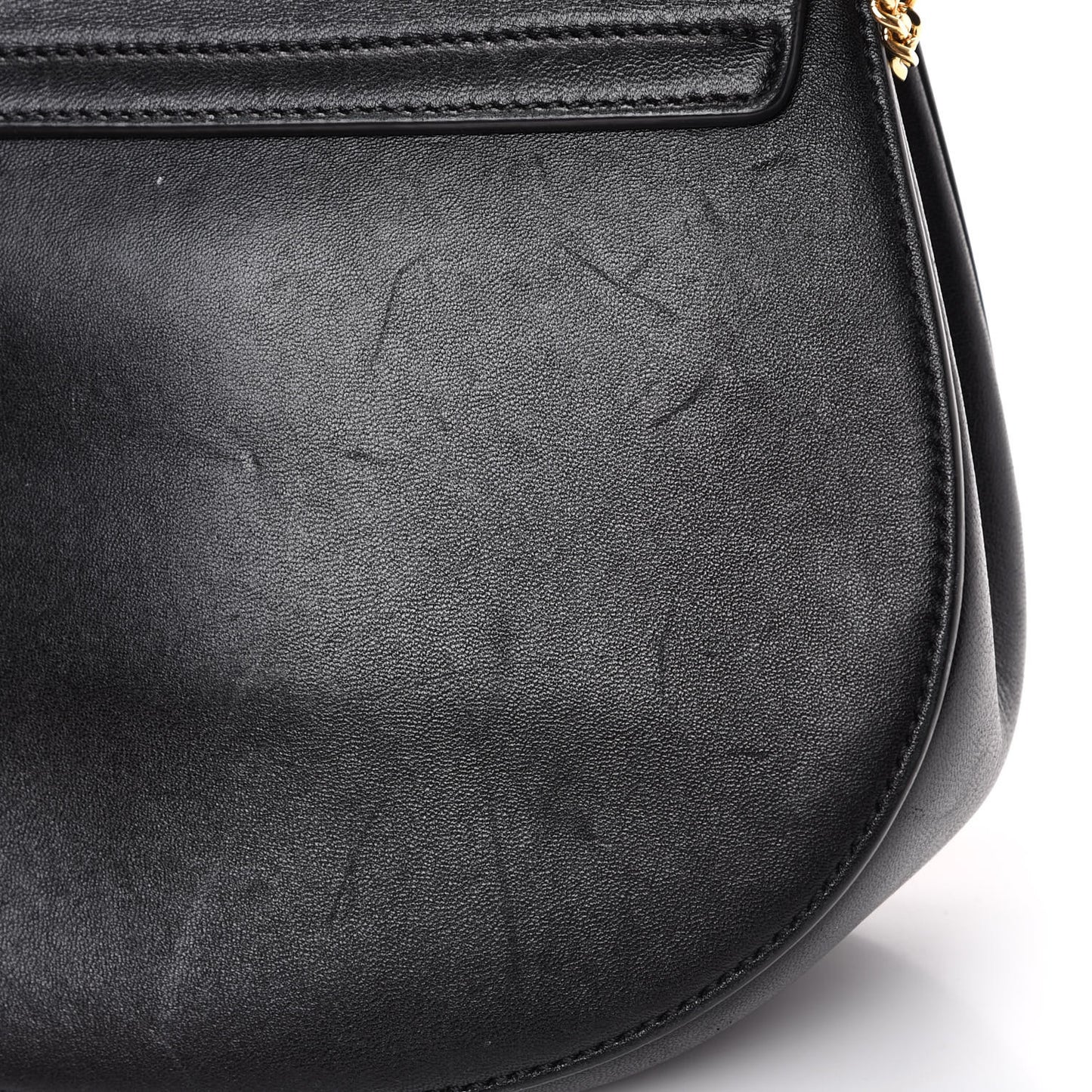 Suede Smooth Calfskin Drew Shoulder Bag Plaid Red Black
