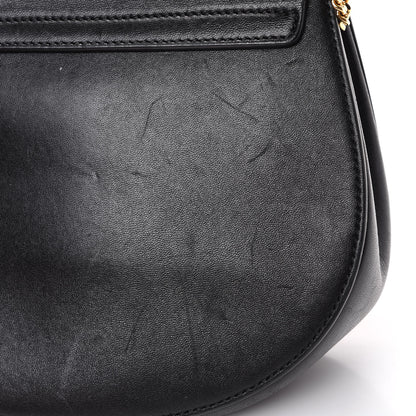 Chloe Suede Smooth Calfskin Drew Shoulder Bag Plaid Red Black 23 of 24