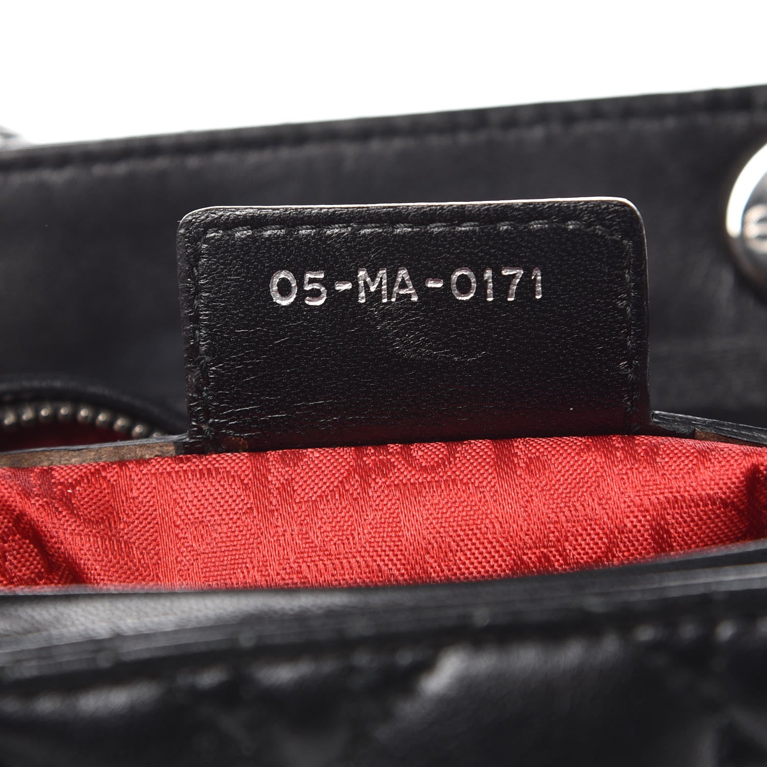 Christian Dior Lambskin Cannage Large Lady Dior Black 7 of 16