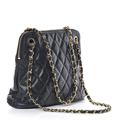 Chanel Lambskin Quilted Shoulder Bag Black 3 of 12
